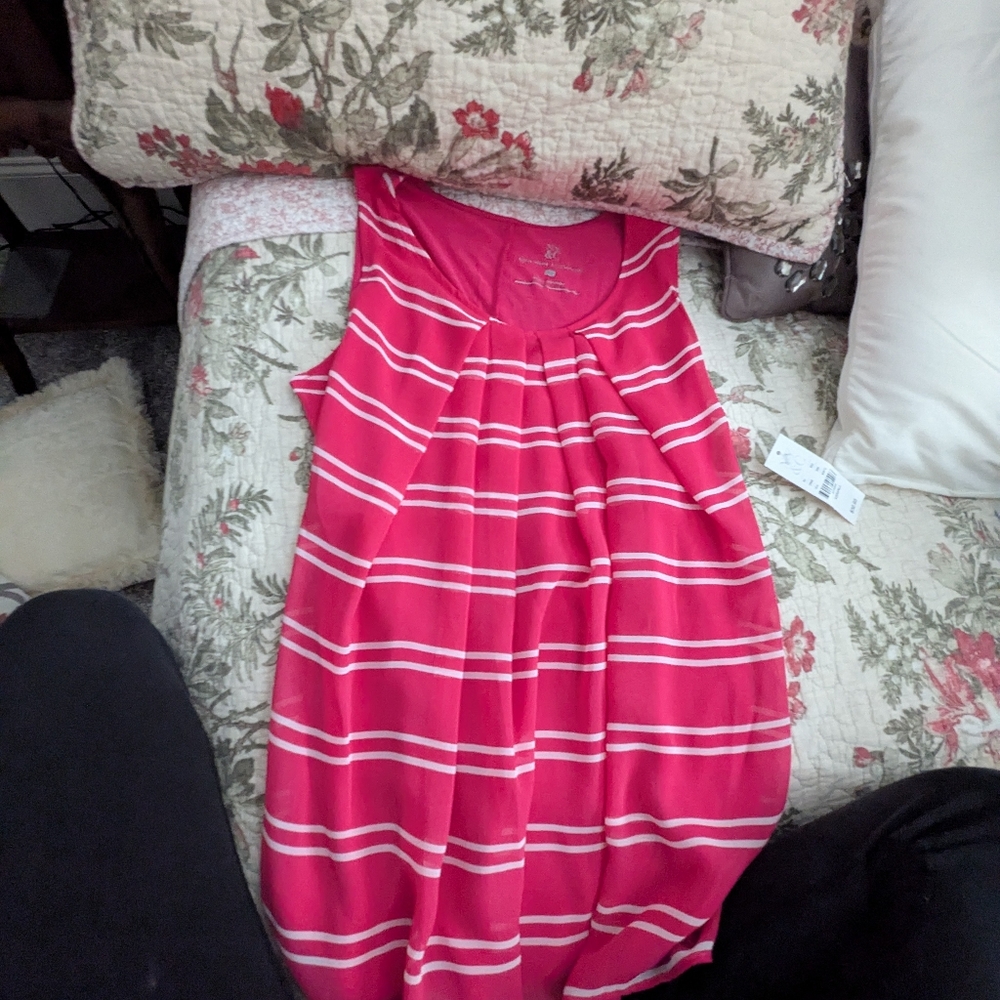 Pink Striped Womens Shirt